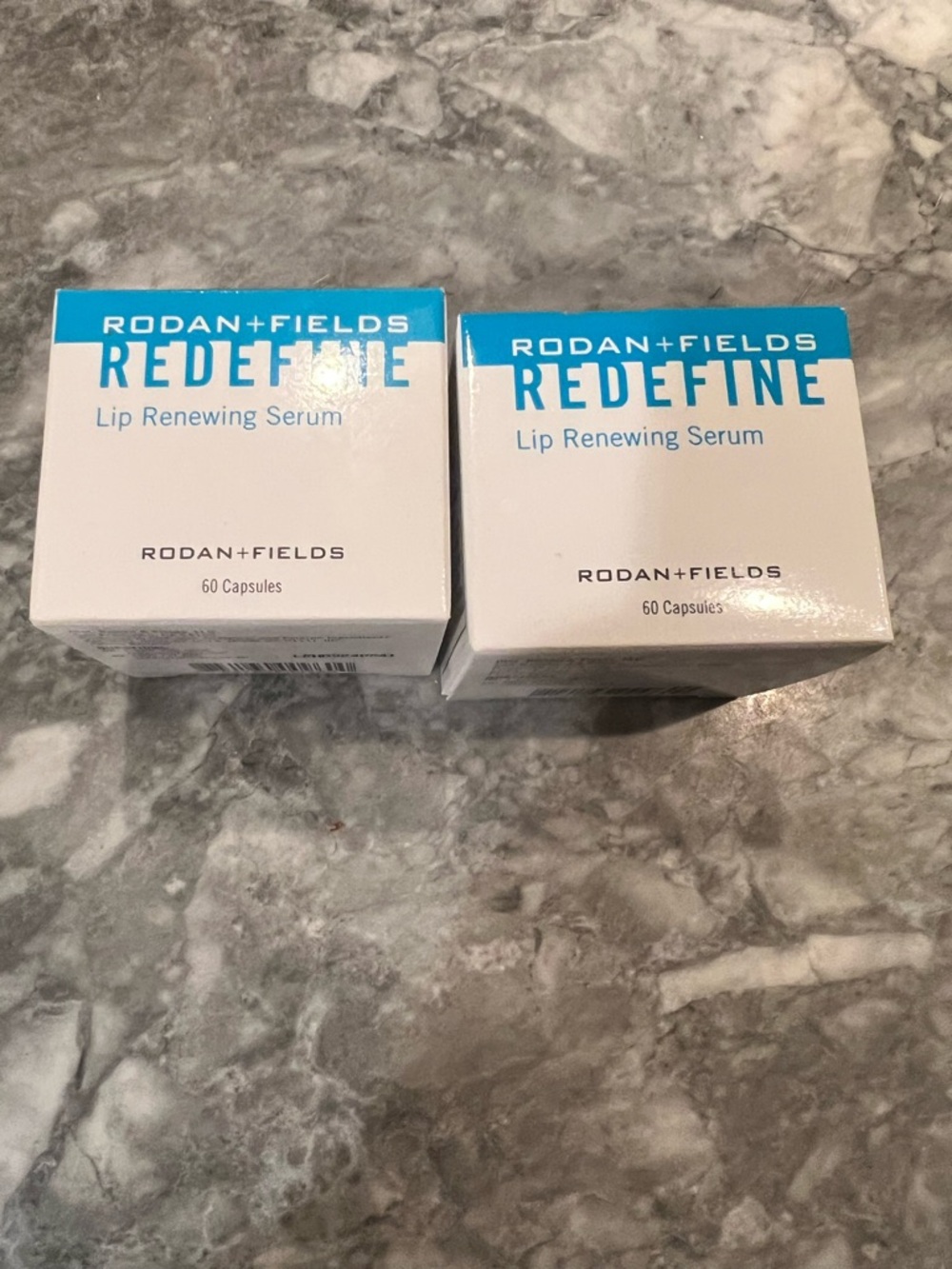Rodan + Fields Skincare Boxes - White & Teal
